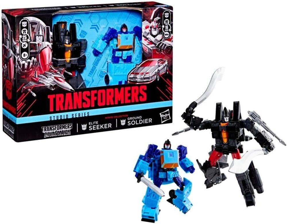 Transformers Studio Series MTMTE Collection Ground Soldier & Elite Seeker 2-Pack